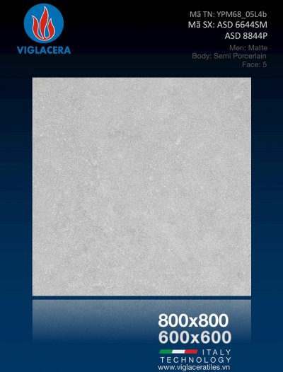 GẠCH SEMI PORCELAIN (80×80) VIGLACERA ASD 8844P