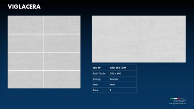 GẠCH GRANITE (30X60) VIGLACERA ASD 3621GM