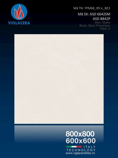 GẠCH PORCELAIN (80×80) VIGLACERA  ASD 8842P